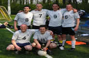 The Northern Monkeys lift the eurofootballfives.com 2007 Krakow Trophy five-a-side football tournament