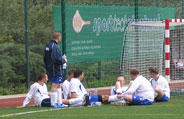 Five-a-side Football Tournament: The 2007 Prague Masters - Northam Celtic relax with a bye